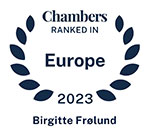 Chambers Europe 2023 Birgitte Frølund